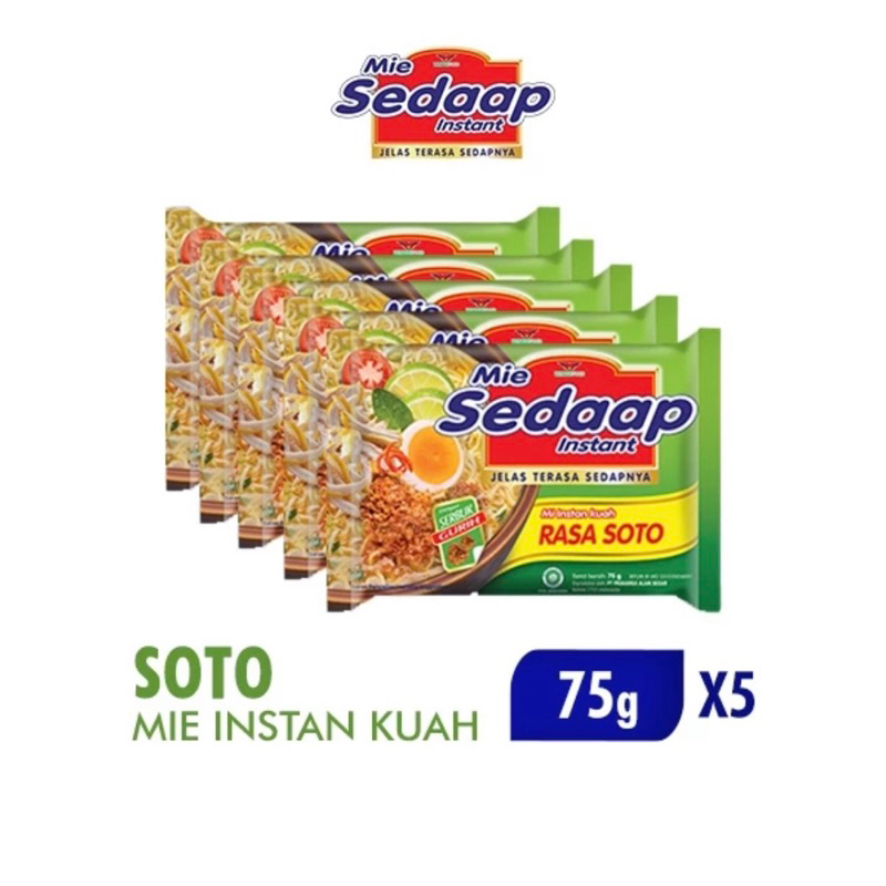 

mie sedaap soto paket (isi 5)