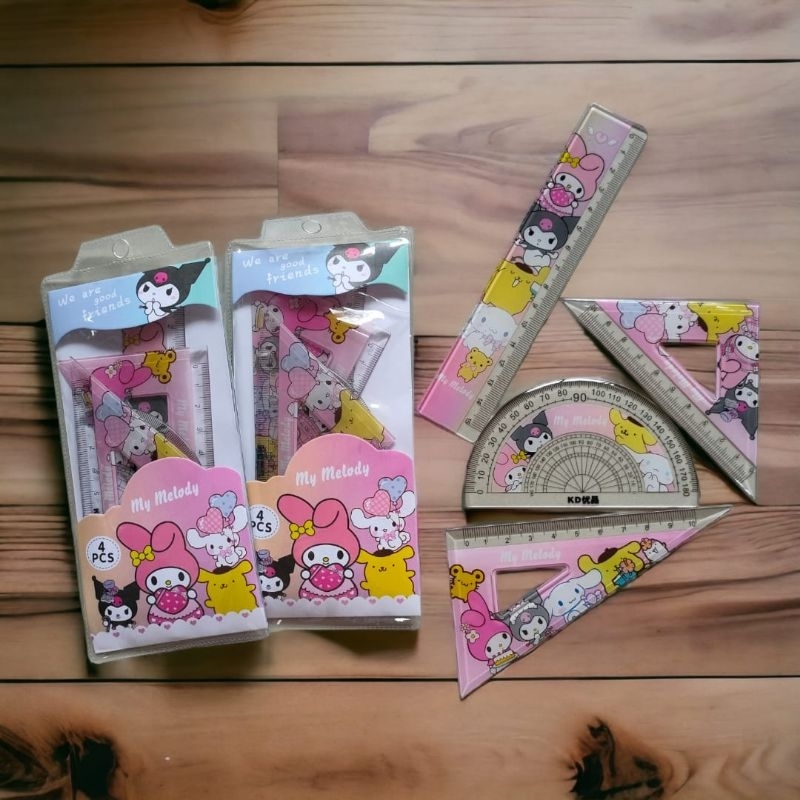 

penggaris set sanrio