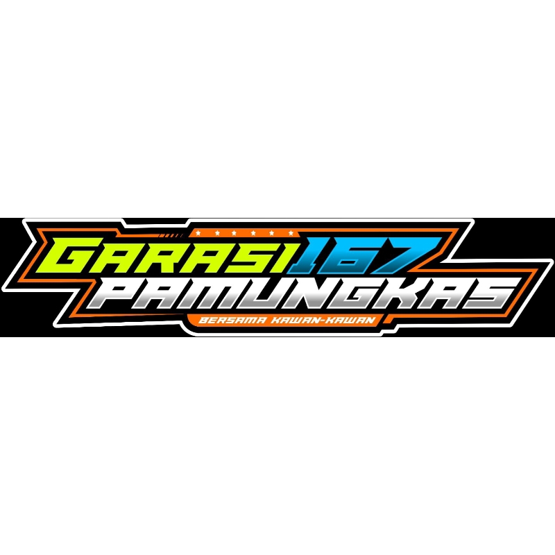 stiker garasi pamungkas| harga perpcs