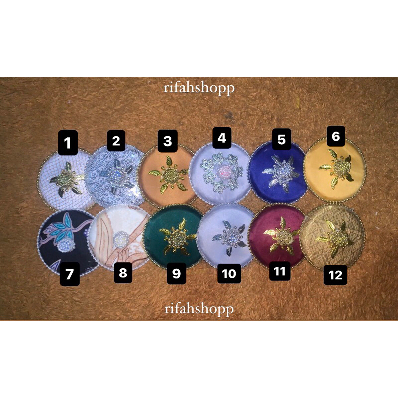 Tutup Gelas Hias Mewah Elegan Sultan Aesthetic