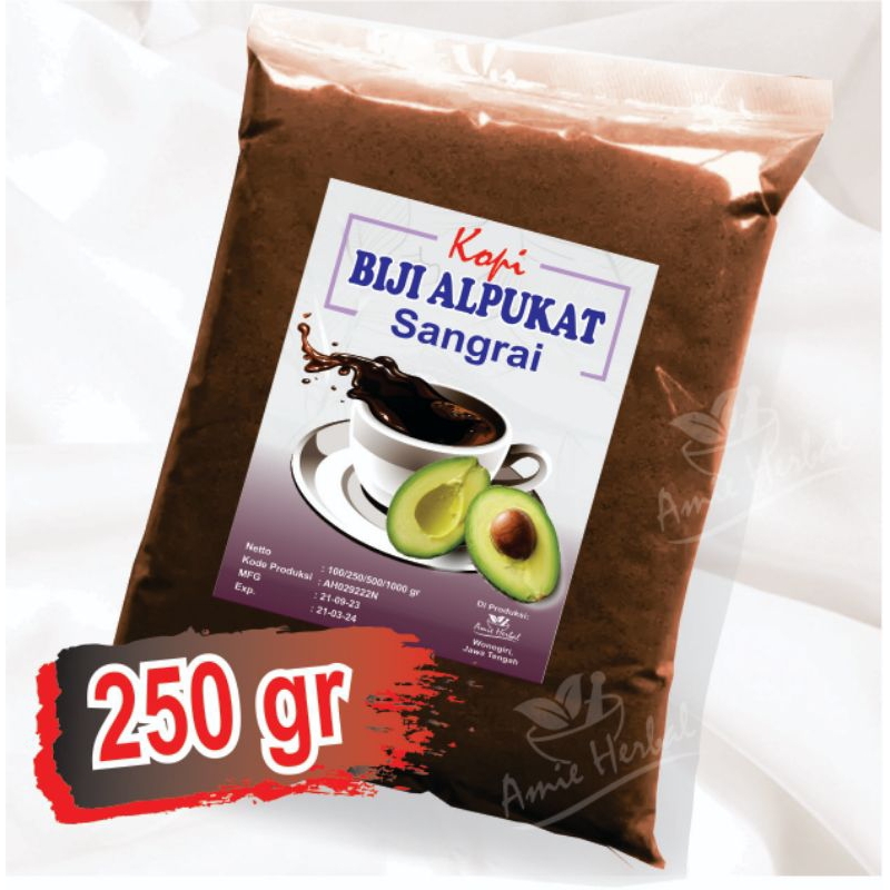 

kopi biji alpukat/avocado seed coffe powder. 250 gram.