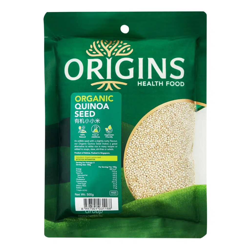 

Origins Healthfood Organic Quinoa Seed 500g