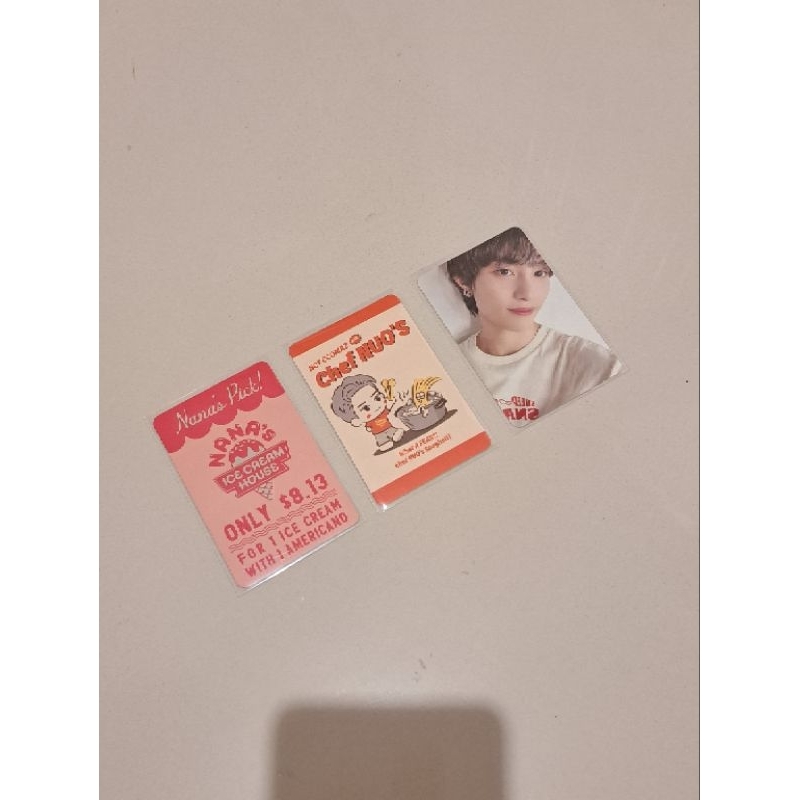 (READ DESCRIPTION) Photocard NCT Ccomaz Green Orange Concept Selca Yangyang, Kun, Jaemin