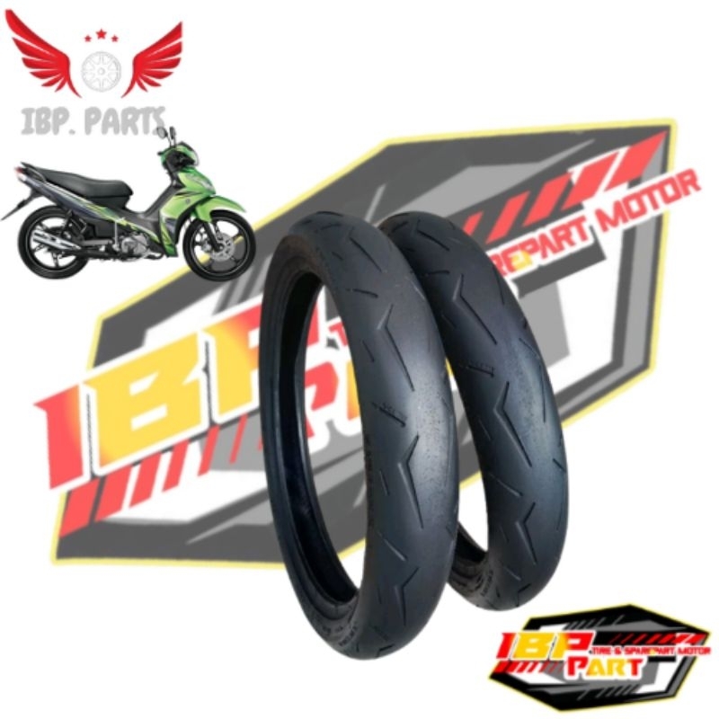 BAN MIZZLE MR-01 UKURAN RATA 90/80 RING 17 TUBELES