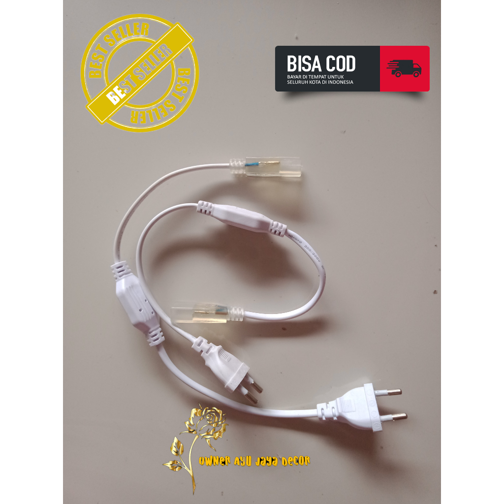 adaptor lampu LED strip waterproof