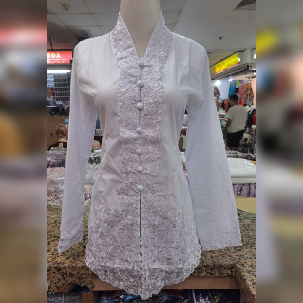 KEBAYA BORDIR BALI/KEBAYA BORDIR/KEBAYA BORDIR ENCIM/KEBAYA BORDIR TANGAN PANJANG