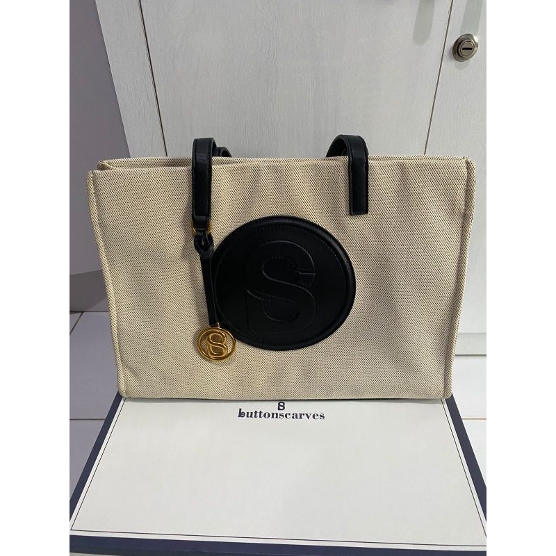 Preloved aaliya tote bag buttonscarves