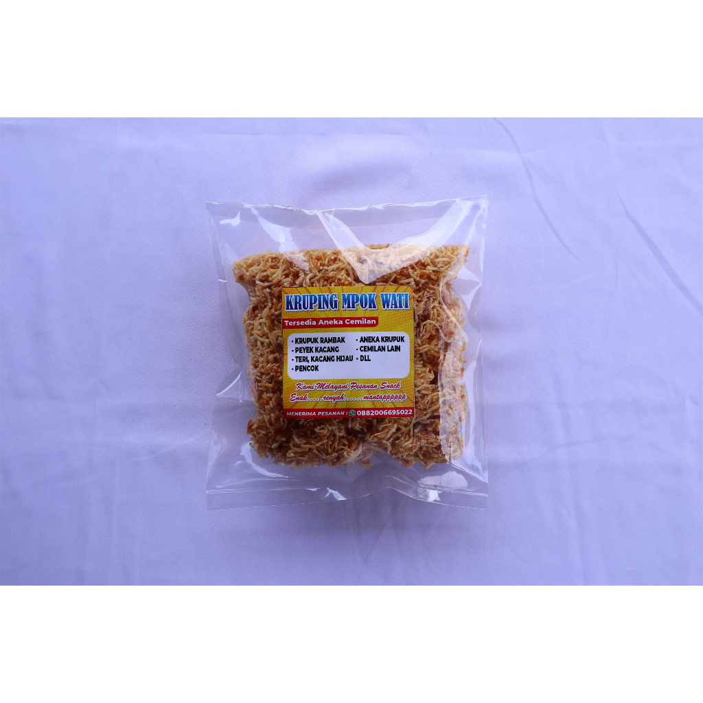 

KRUPIK MPOK WATI Camilan Pencok Mie enak Oleh Oleh Semarang