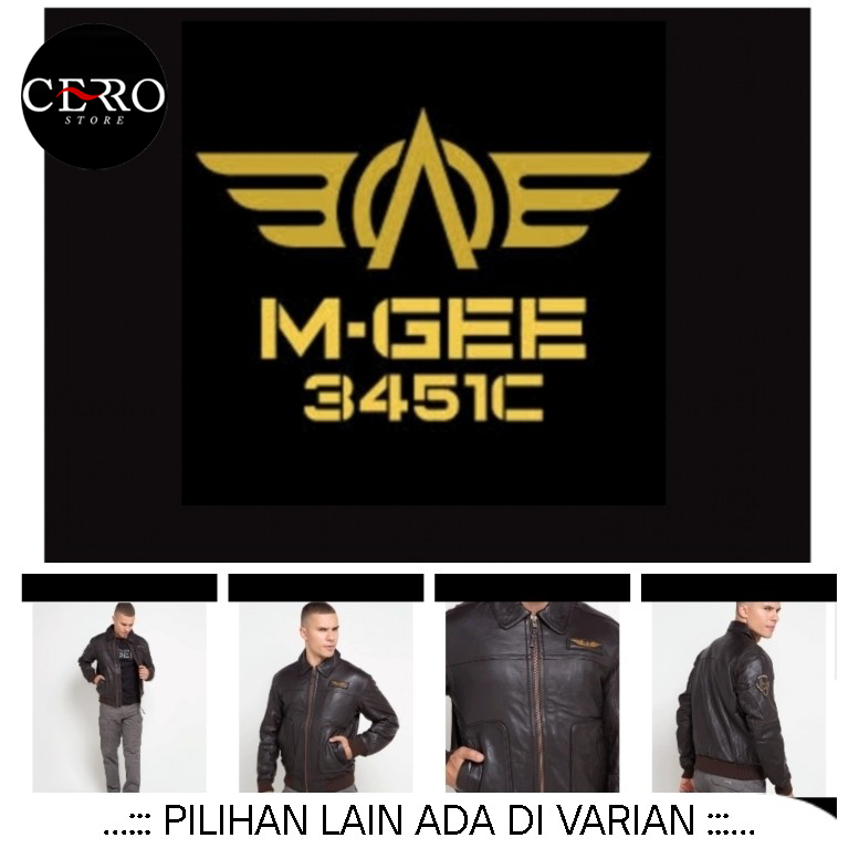 JAKET MGEE BROWN/ JAKET KULIT MGEE / JAKET OUTDOOR - JACC501 BROWN