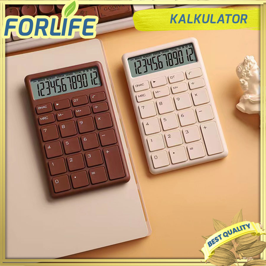 

Kalkulator 12 digits aesthetic/ Calculator simple electronic