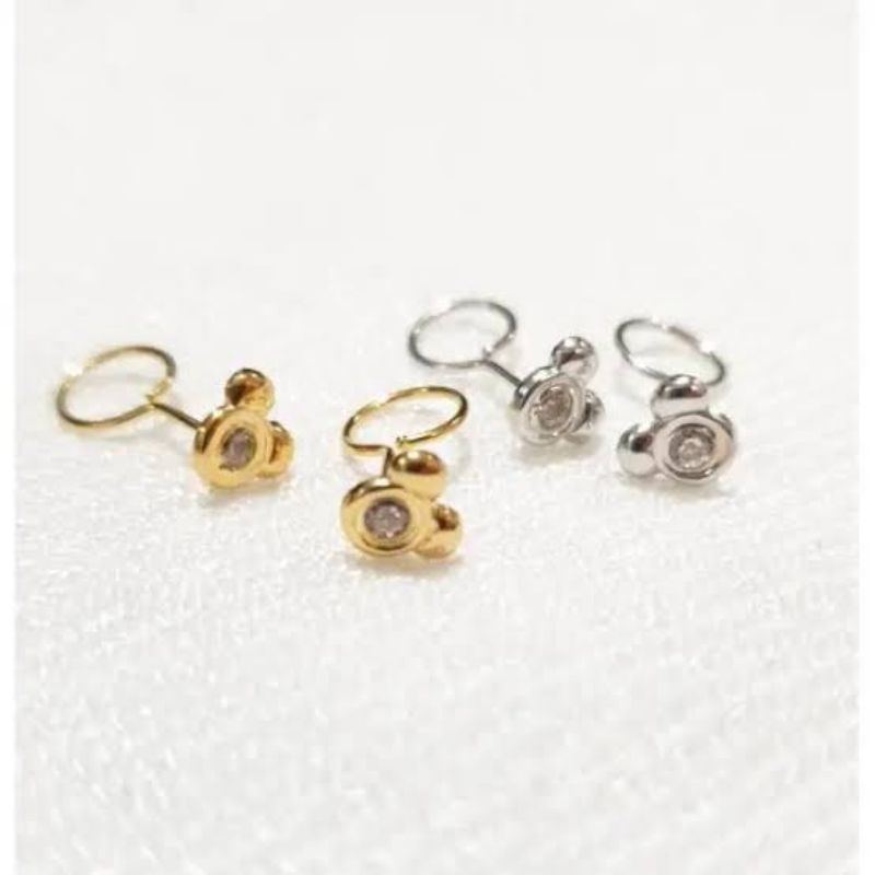 Set Anting Toge Bayi Putih