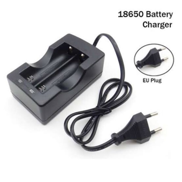 Cell Charger Carger Charging Chasan Baterai Battery18650 Dual Slot