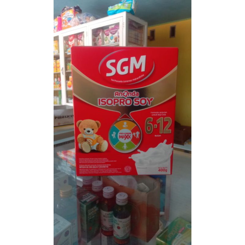 Susu Formula SGM Ananda Soya  6-12 bulan 400 gr