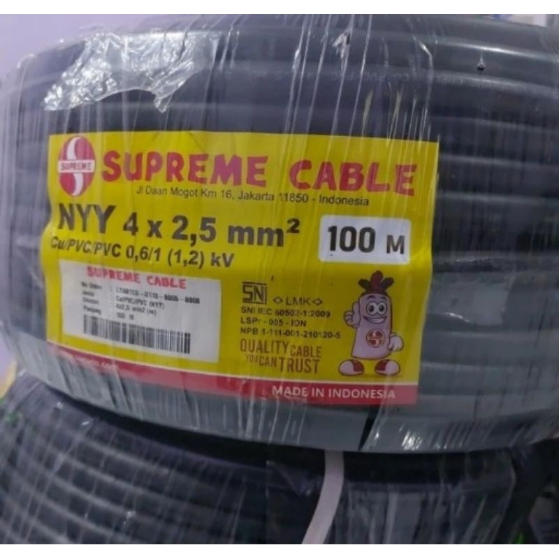 kabel Supreme NYY 4x2,5 100m
