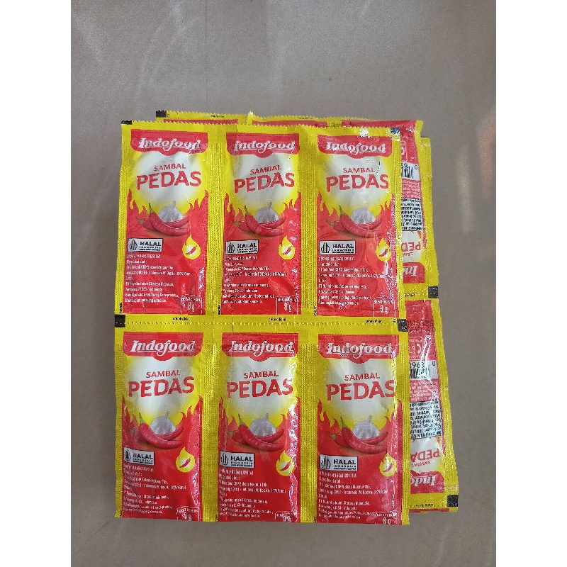 

Saos Extra Pedas Indofood Isi 36