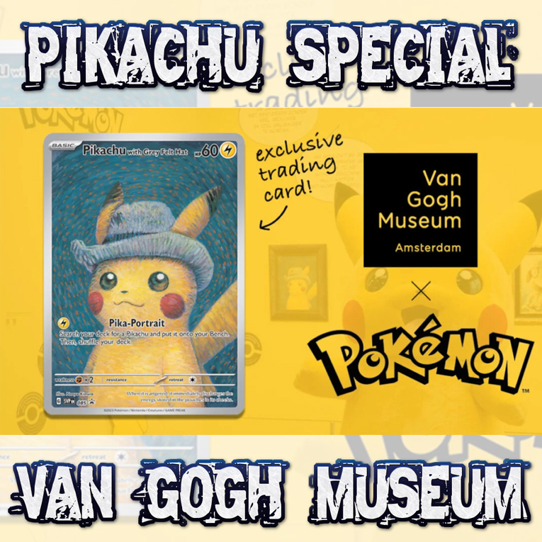 KARTU POKEMON TCG HOLOGRAM SPECIAL PIKACHU VAN GOGH MUSEUM