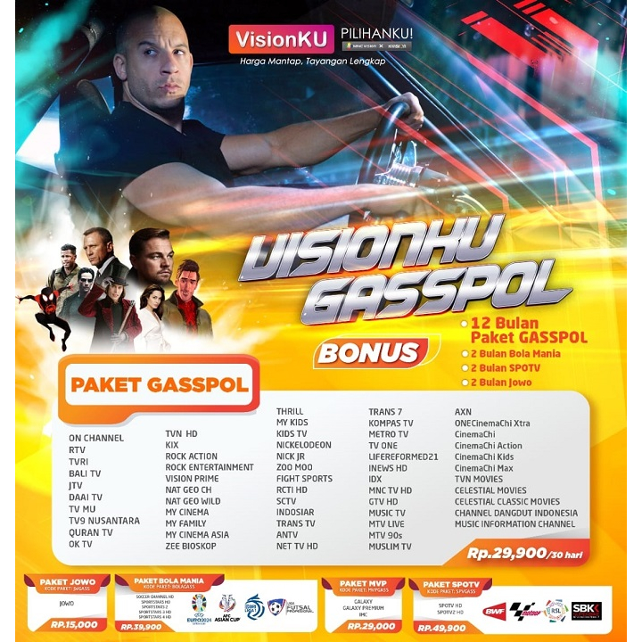 Receiver Digital K-Vision Bromo C2000 Gasspol