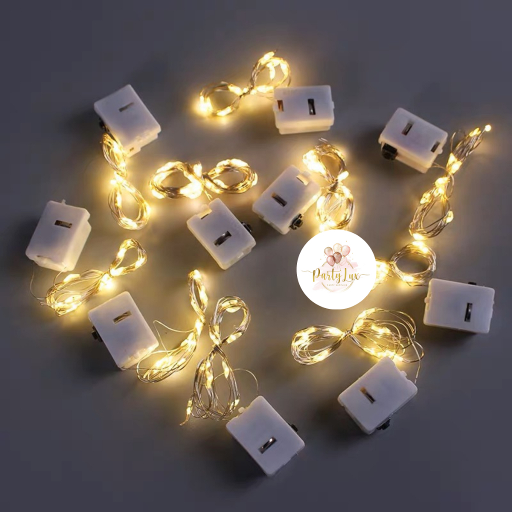 Lampu LED Kawat 1 Meter 2 Meter 3 Meter / Lampu Led Bobo / Lampu Tumblr / Hiasan Natal
