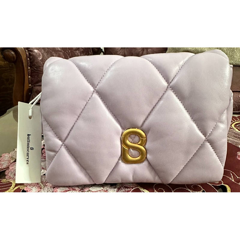 Zoey Bag Lilac Buttonscarves New as is buttonscarves warehousesale