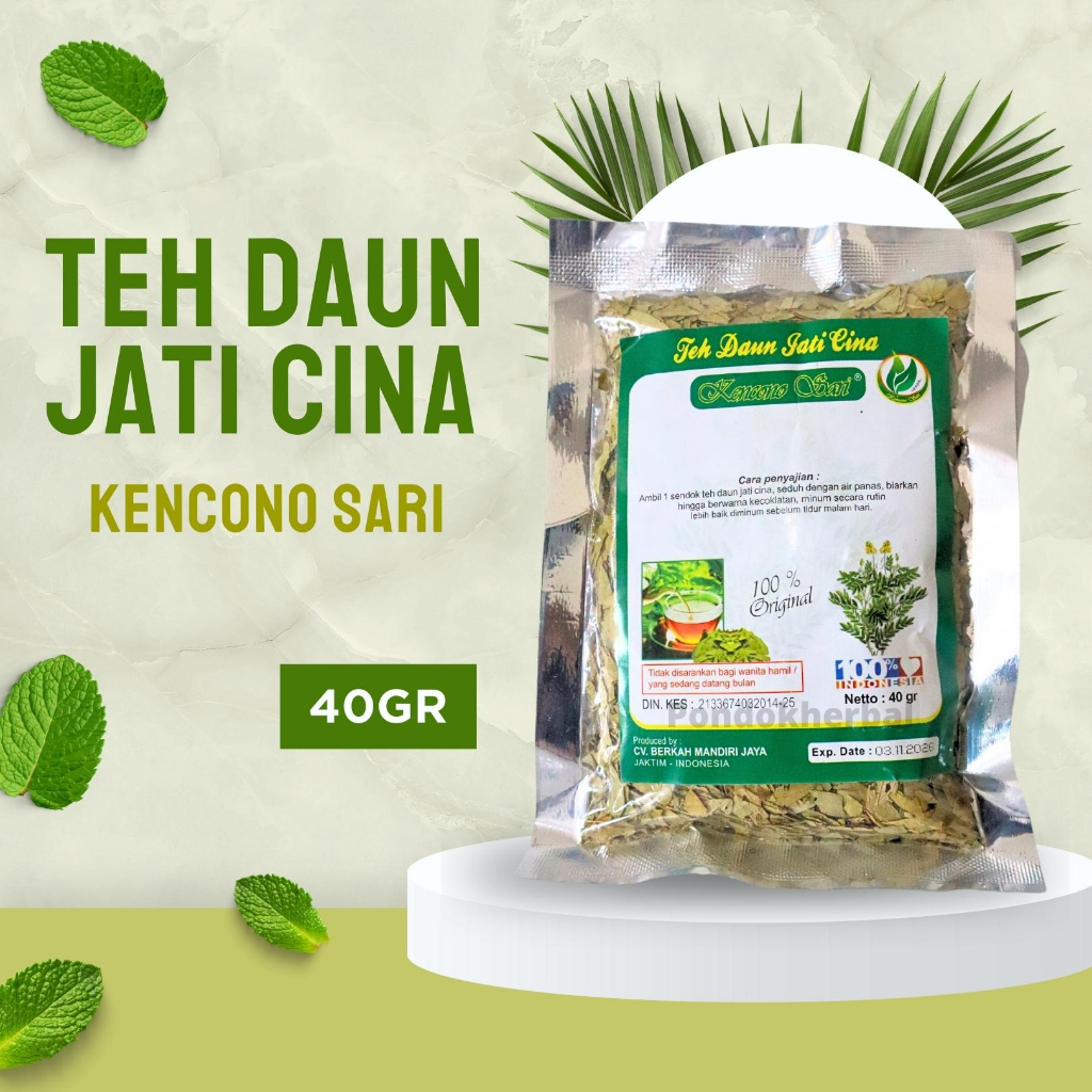 

Teh daun jati cina Awur 40 Gram Pelancar Bab - Sembelit