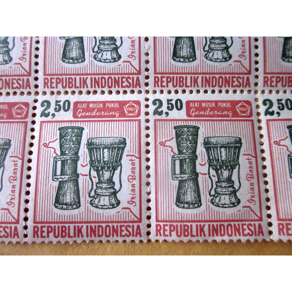 

Perangko Genderang Irian Sangat Langka