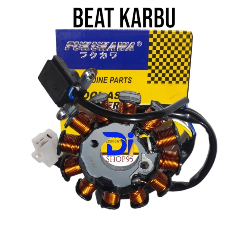 SPULL ASSY FUKUKAWA BEAT KARBU SPOOL KOMPLIT HONDA BEAT LAMA 2009-2010 SPUL PLUS PULSER BEAT KARBURA