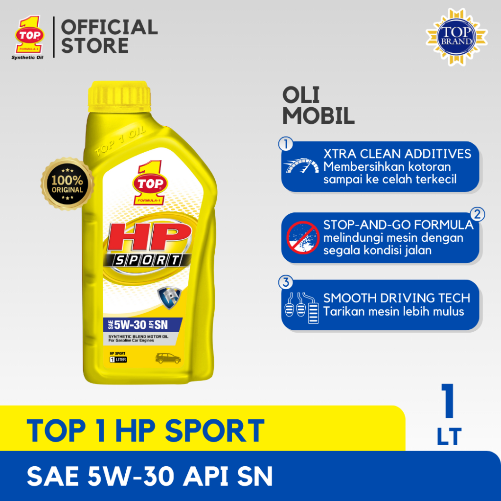 Oli Mobil HP SPORT 5W-30 - 1 L