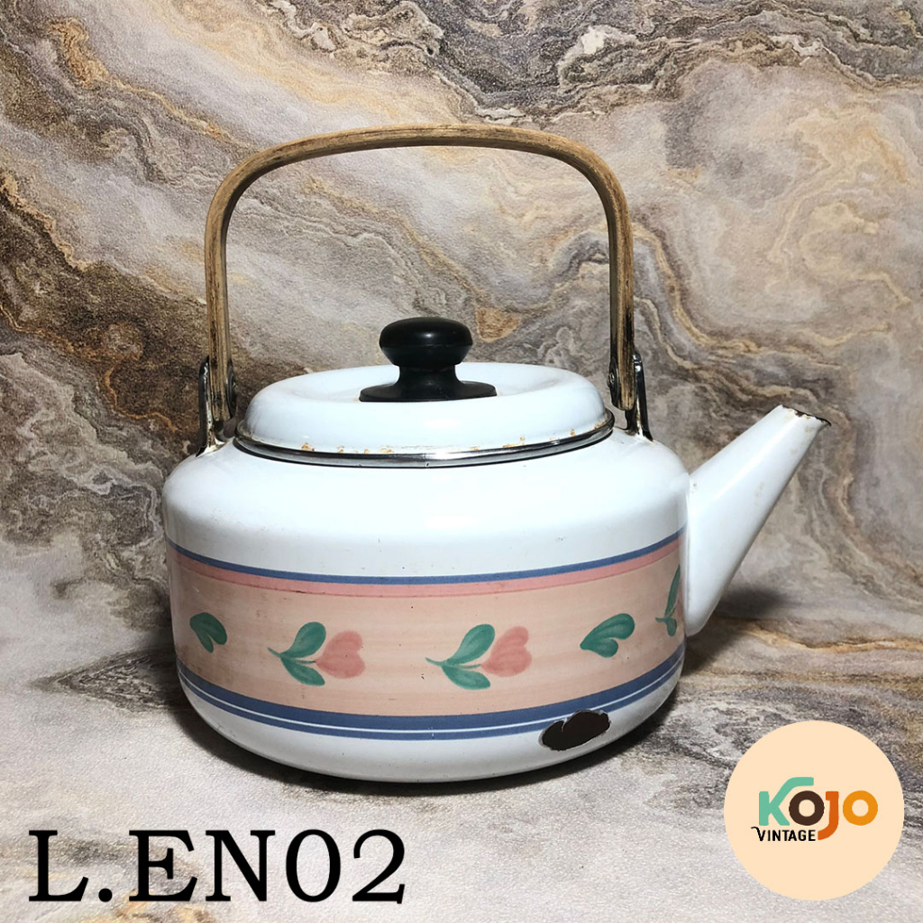 Teko Ceret Klasik Enamel Model Unik Langka Jadul Vintage Lawas