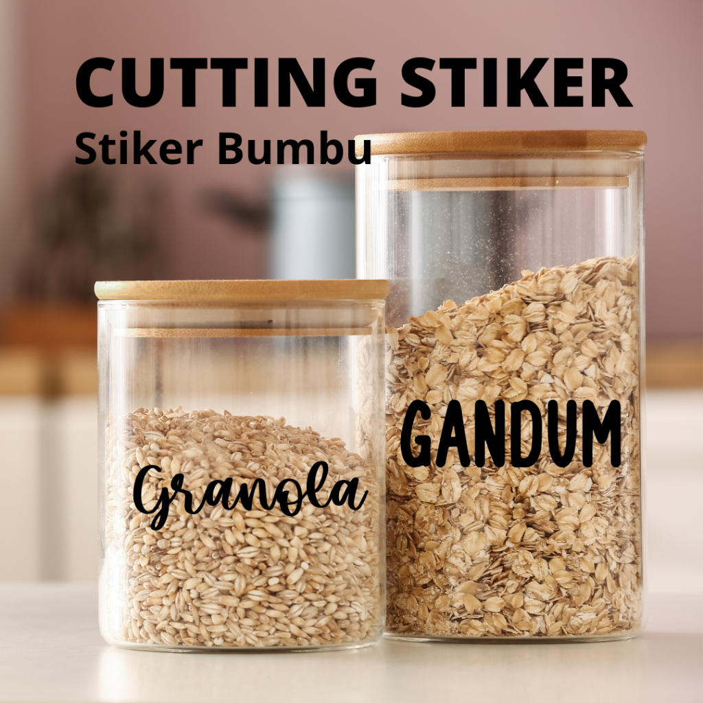 

STIKER CUTTING BUMBU DAPUR ( HARGA PER HURUF ) | SUN PRINTING