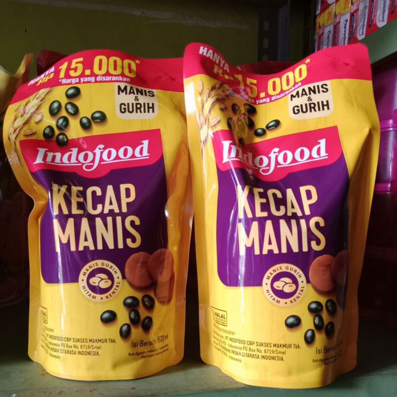 

PAKET HEMAT Isi 2 KECAP Indofood 520ml