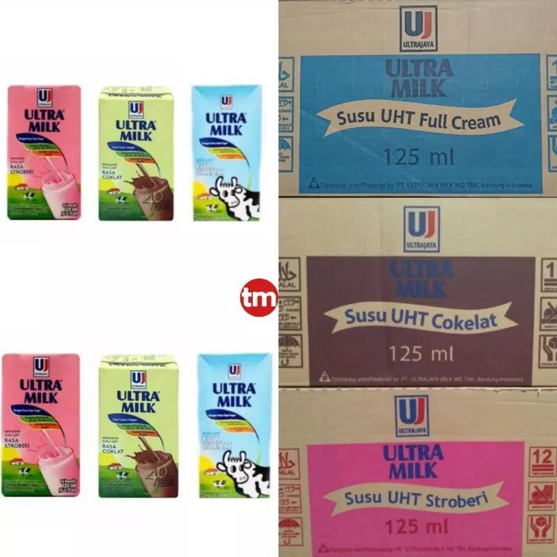 

SUSU UHT ULTRA MILK 125ML ( isi 40)