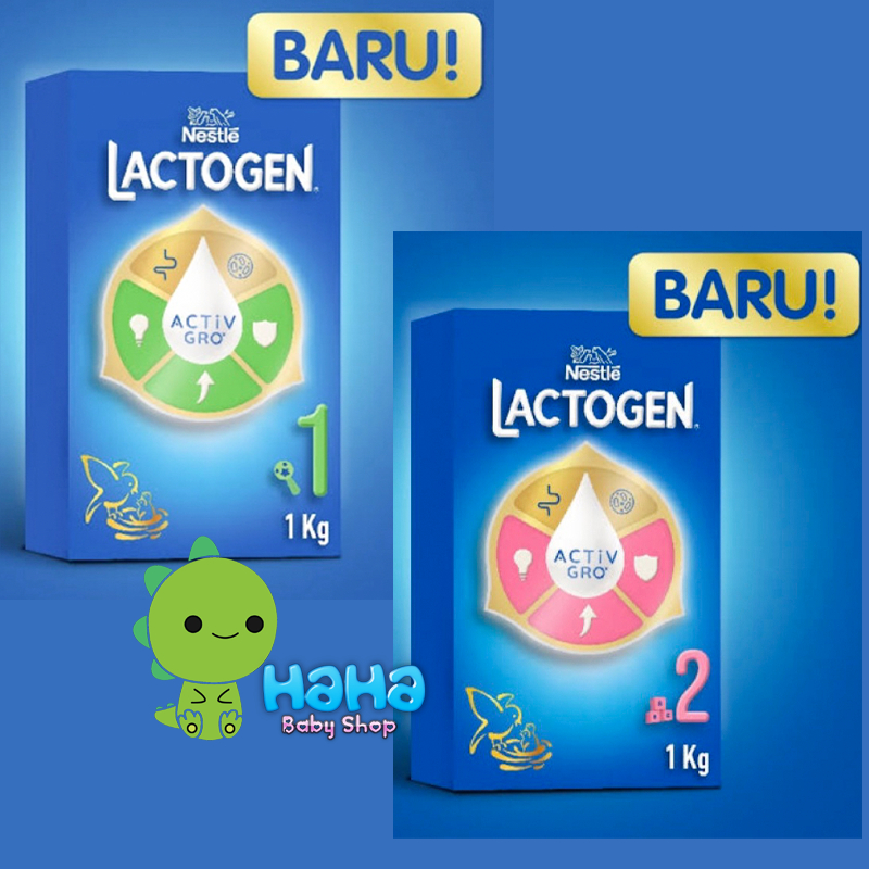 Nestle Lactogen 1 (0-6 Bulan) / Lactogen 2 (6-12 Bulan) Susu Formula Box 1 kg