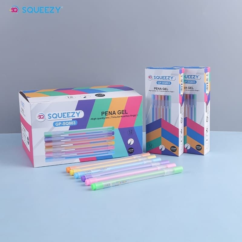 

Pen Rainbow Squeezy SQ803 Tinta Hitam (1 LSN = 12pcs)