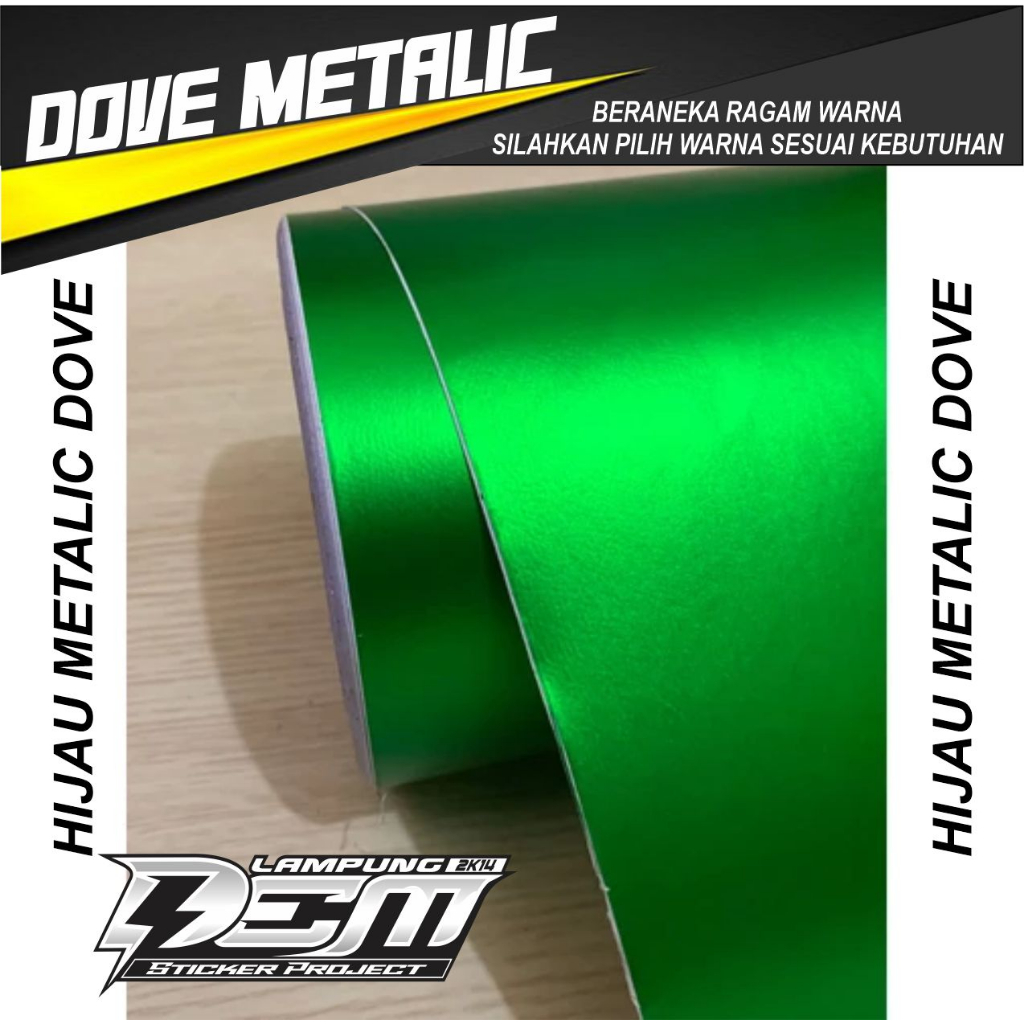 SCOTLET MOTOR HIJAU  METALIC DOVE  STIKER MOTOR DOFF MATTE SCOTLITE CROME BERKUALITAS