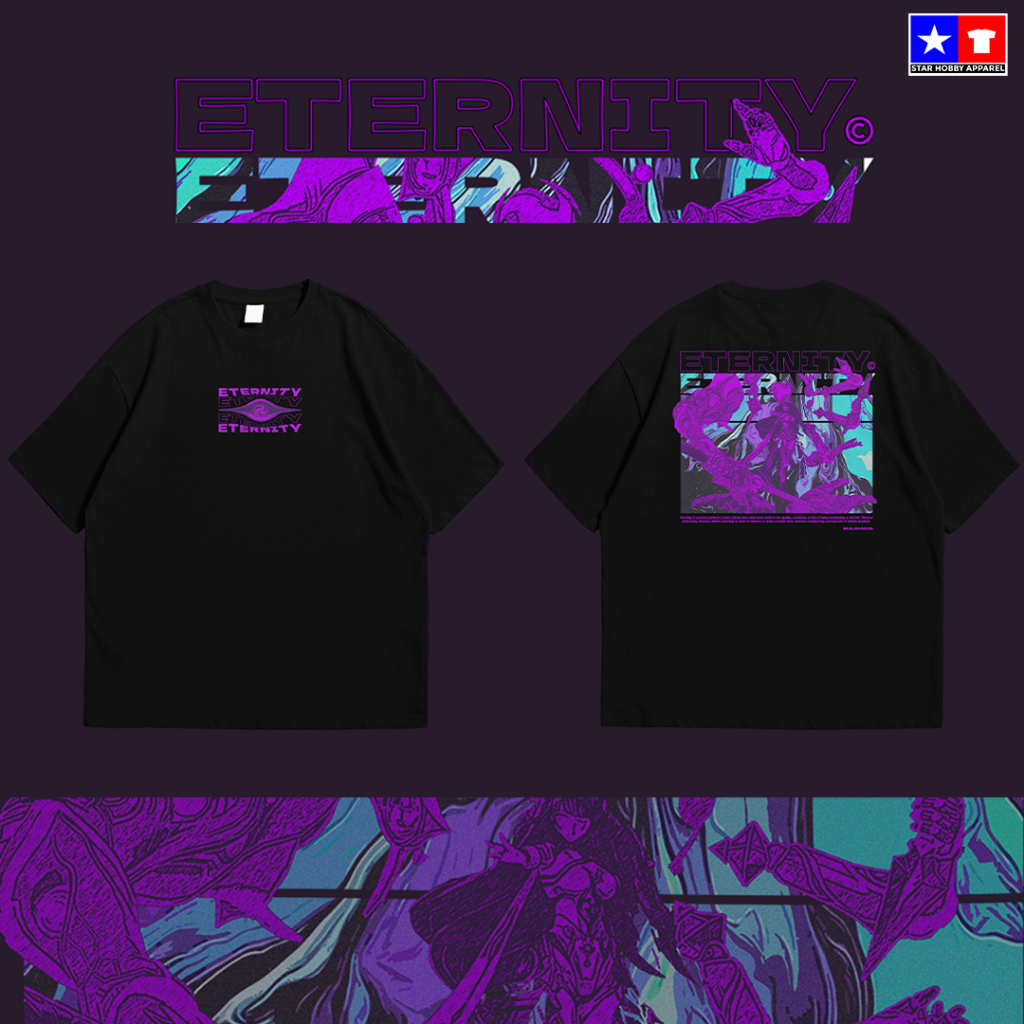 T-Shirt / Kaos Genshin Impact Raiden Shogun Streetwear Style