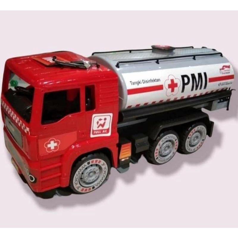 MAINAN ANAK TRUCK PMI BESAR KODE KGP 8083 / MAINAN ANAK TRUCK PMI