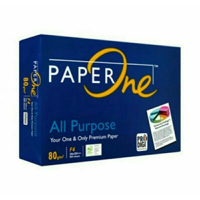 

Kertas Foto copy paperone F4 80gram