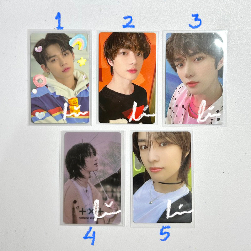 TXT TOMORROW X TOGETHER PHOTOCARD PC BEOMGYU YEONJUN 4OIN BENEFIT SG21 MINISODE AR VER LUCKYDRAW LD 