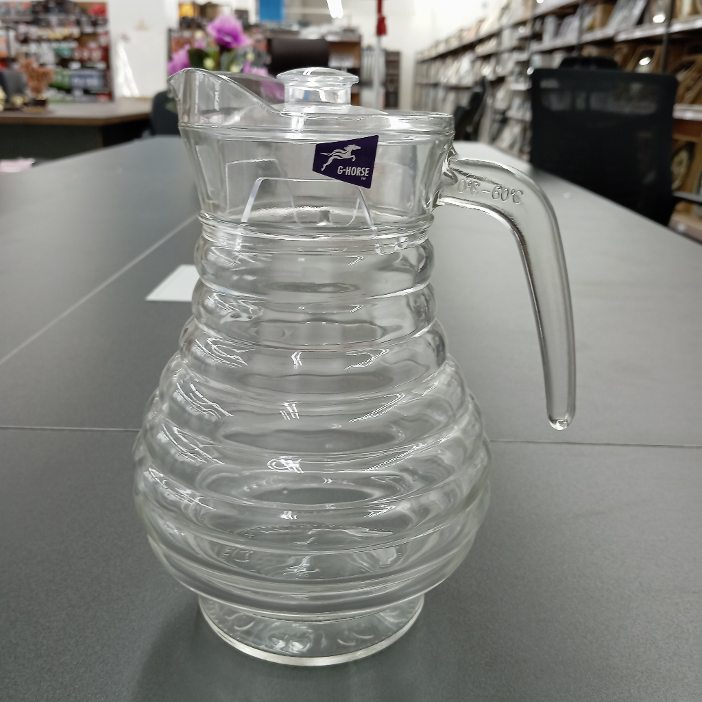 Pitcher Kaca/Teko Kaca/Teko Pitcher/Glass Pitcher Tahan Panas dan Dingin Minimalis Simple