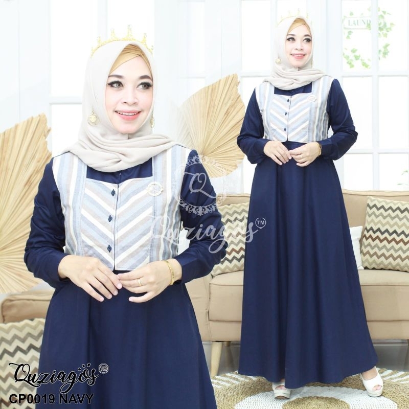 READY LANGSUNG KIRIM SIAPA CEPAT DIA DAPAT COUPLE Quziagos CP0019 NAVY