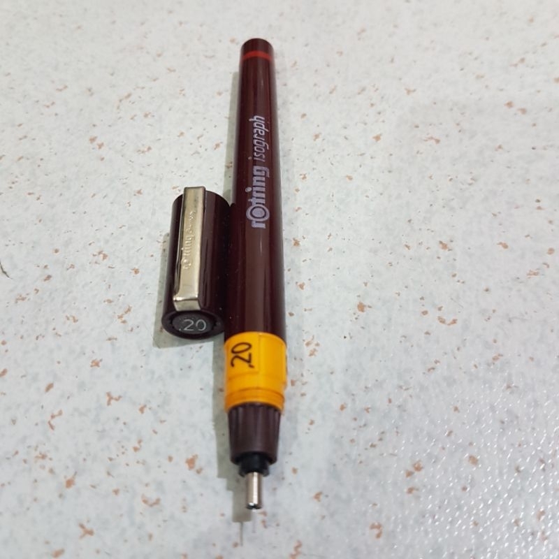 

Rotring Isograph 0.20 rapido jerman pulpen gambar pulpen teknik item 9