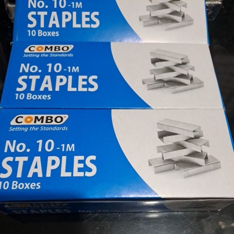 

isi staples no 10 combo isi 10 box kecil