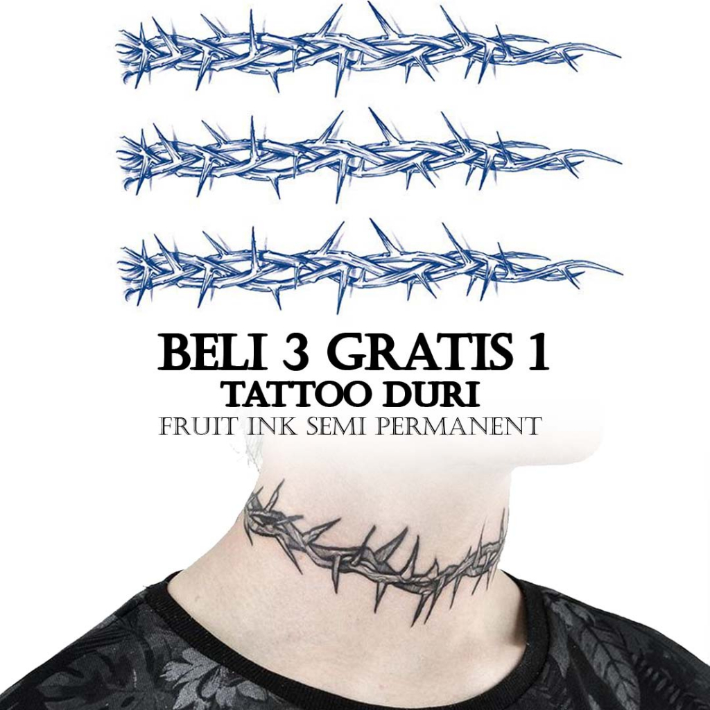 Fruit Ink Tatto Semi Permanent THORNS / DURI