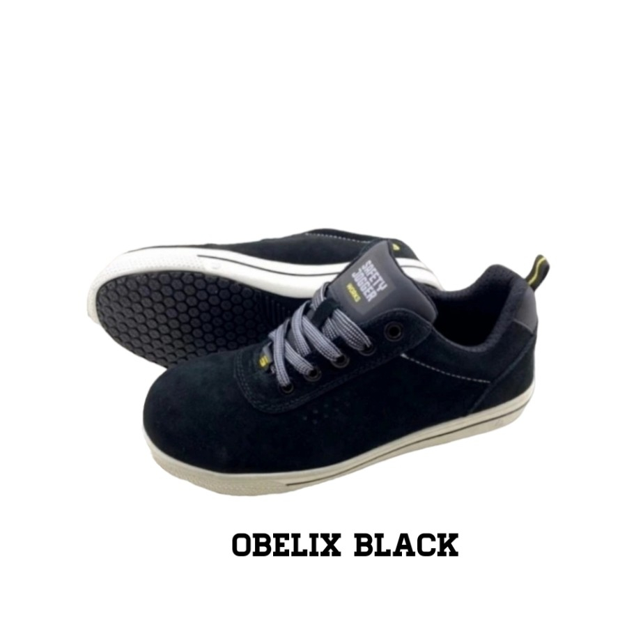 Sepatu Safety JOGGER OBELIX BLACK S3 SRC ESD