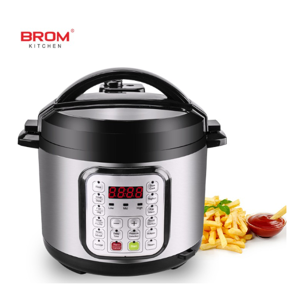 Rice Cooker Low Carbo + Pressure Cooker + Slow Cooker Pressure Cooker BROM HD50-90I/5L
