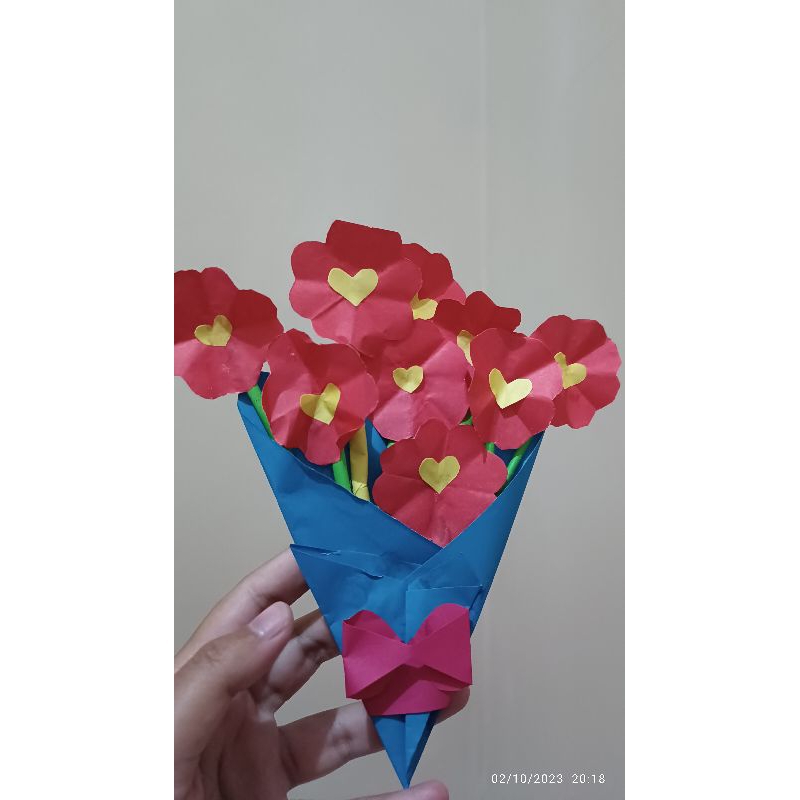 

kertas origami bunga kertas