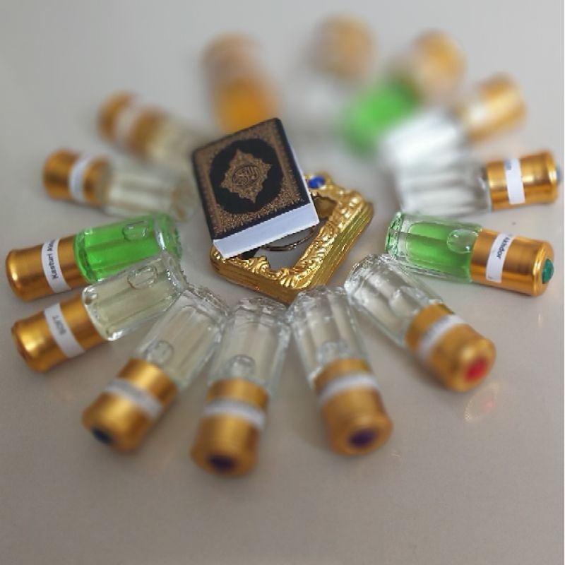 Souvenir hadiah for gift parfum kasturi viral tola permata 3ml asli ori KASTURI arabian perfume read