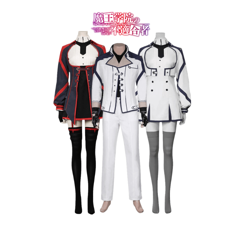 Kostum Cosplay Anime Mao Gakuin No Futekigosha Anos Voldigold Misha Sasha Rai
