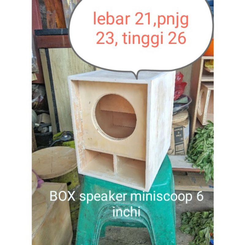 box speaker miniscoop 6 inch