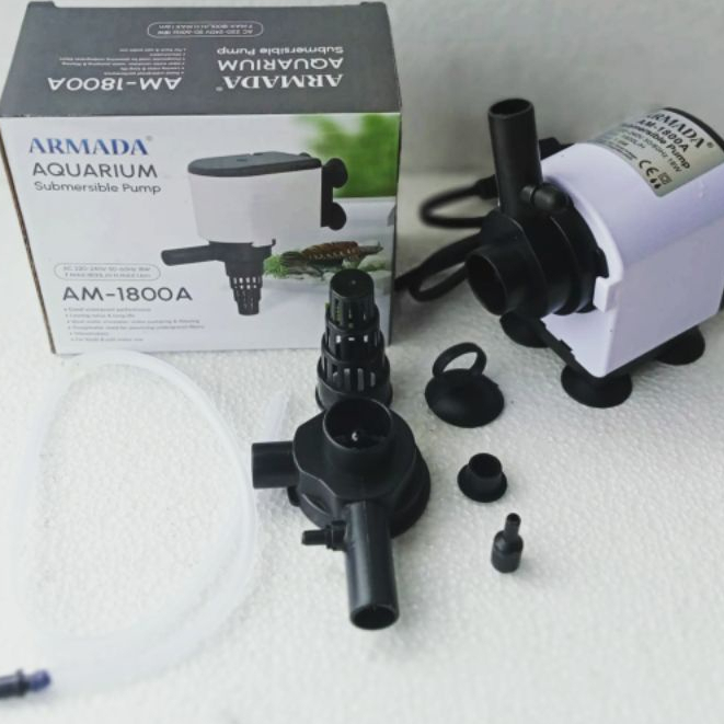 water pump armada 1800a  pompa celup aquarium kolam aquascape 1meter